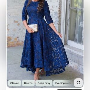 Dainty Jewells Deep Navy High Low Dress